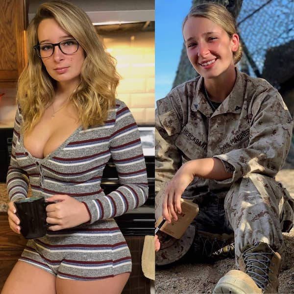 Sexy Girls With And Without Uniforms (41 pics)