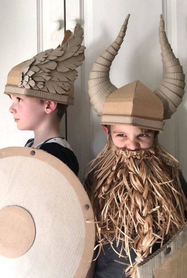 DIY Cardboard Costumes For Kids (20 pics)