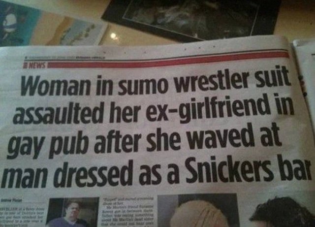 Funny Newspaper Headlines (40 pics)