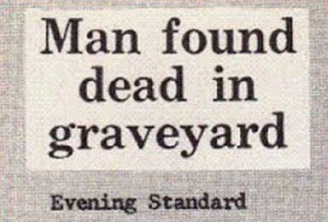 Funny Newspaper Headlines (40 pics)