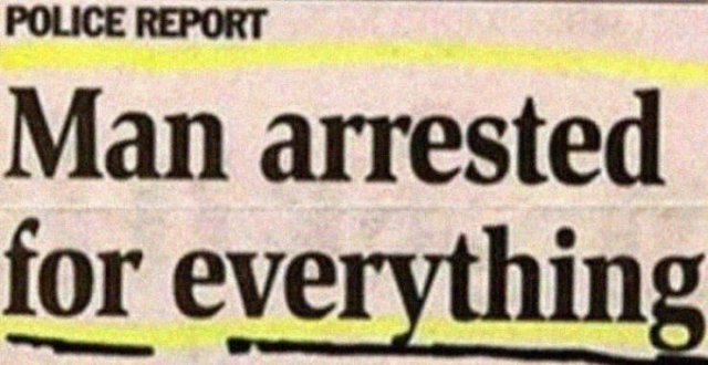 Funny Newspaper Headlines (40 pics)