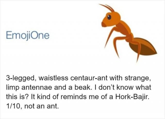 An Entomologist Rates Ant Emojis (17 pics)