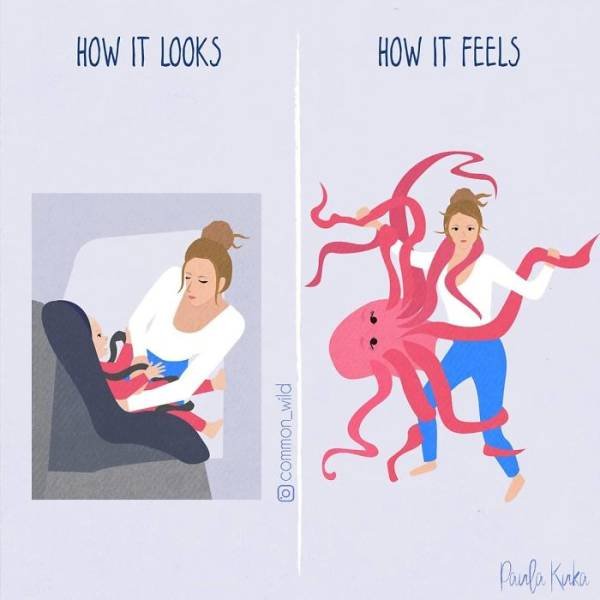 Realistic Comics About Motherhood (30 pics)