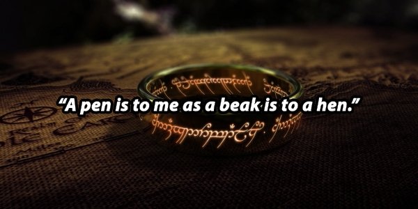 Wisdom From J.R.R. Tolkien's Works (28 pics)