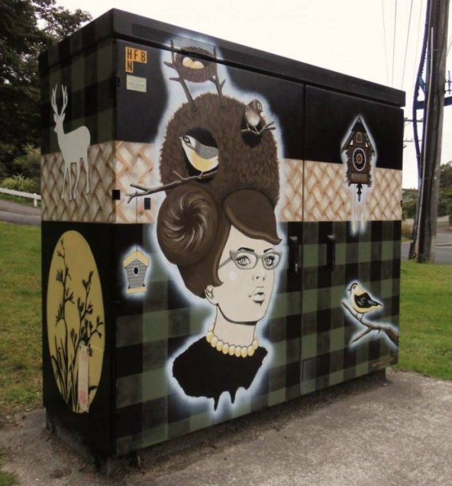 Artists Make Something Special From Telecommunications Cabinets (41 pics) Artists Make Something Special From Telecommunications Cabinets (41 pics)