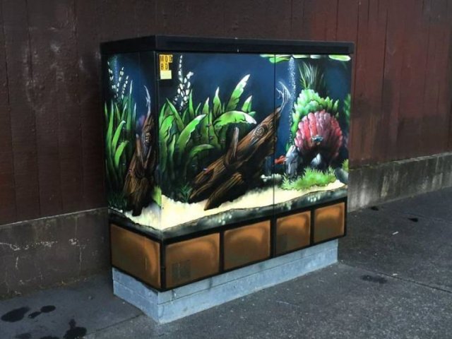 Artists Make Something Special From Telecommunications Cabinets (41 pics) Artists Make Something Special From Telecommunications Cabinets (41 pics)