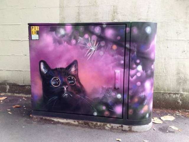 Artists Make Something Special From Telecommunications Cabinets (41 pics) Artists Make Something Special From Telecommunications Cabinets (41 pics)