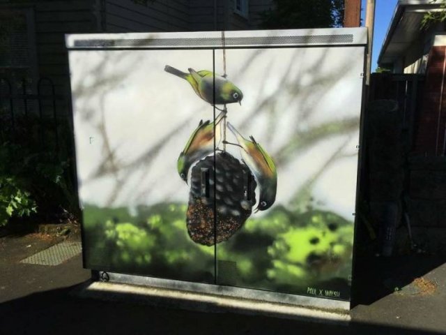 Artists Make Something Special From Telecommunications Cabinets (41 pics) Artists Make Something Special From Telecommunications Cabinets (41 pics)