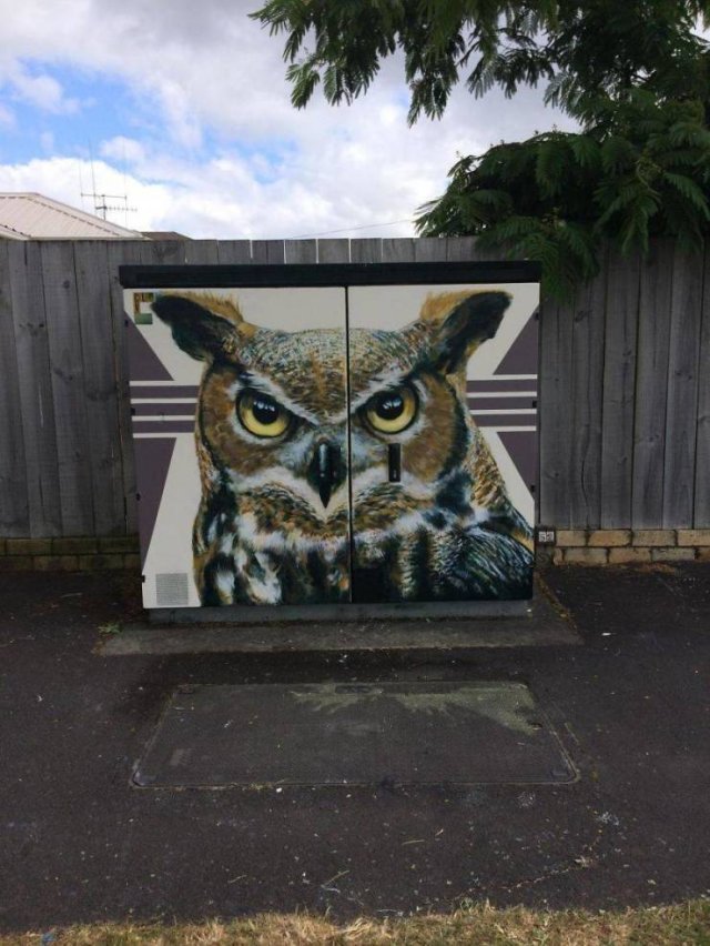 Artists Make Something Special From Telecommunications Cabinets (41 pics) Artists Make Something Special From Telecommunications Cabinets (41 pics)