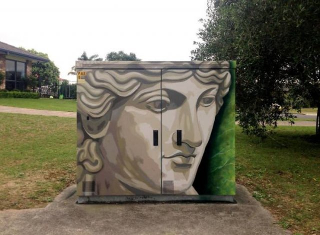 Artists Make Something Special From Telecommunications Cabinets (41 pics) Artists Make Something Special From Telecommunications Cabinets (41 pics)