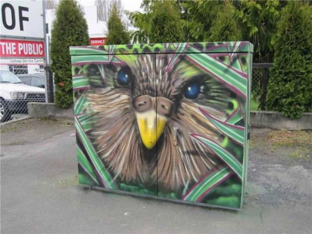 Artists Make Something Special From Telecommunications Cabinets (41 pics) Artists Make Something Special From Telecommunications Cabinets (41 pics)