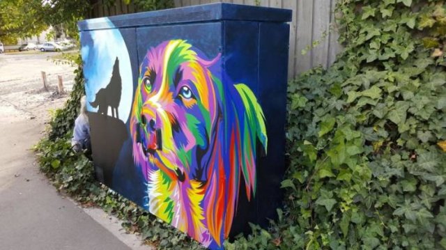 Artists Make Something Special From Telecommunications Cabinets (41 pics) Artists Make Something Special From Telecommunications Cabinets (41 pics)