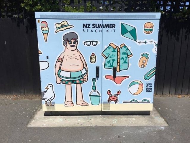 Artists Make Something Special From Telecommunications Cabinets (41 pics) Artists Make Something Special From Telecommunications Cabinets (41 pics)