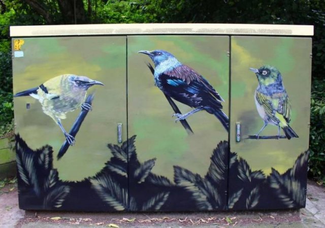 Artists Make Something Special From Telecommunications Cabinets (41 pics) Artists Make Something Special From Telecommunications Cabinets (41 pics)