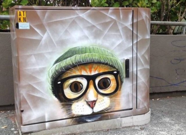 Artists Make Something Special From Telecommunications Cabinets (41 pics) Artists Make Something Special From Telecommunications Cabinets (41 pics)