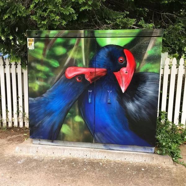 Artists Make Something Special From Telecommunications Cabinets (41 pics) Artists Make Something Special From Telecommunications Cabinets (41 pics)
