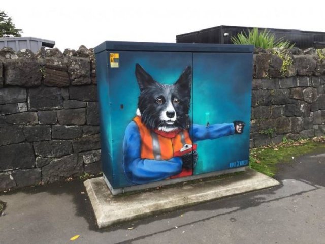 Artists Make Something Special From Telecommunications Cabinets (41 pics) Artists Make Something Special From Telecommunications Cabinets (41 pics)