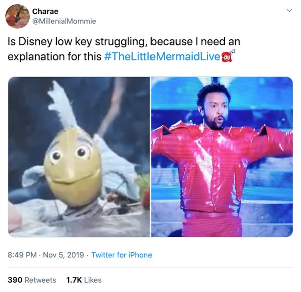 Funny Memes & Tweets About "The Little Mermaid Live" (23 pics)