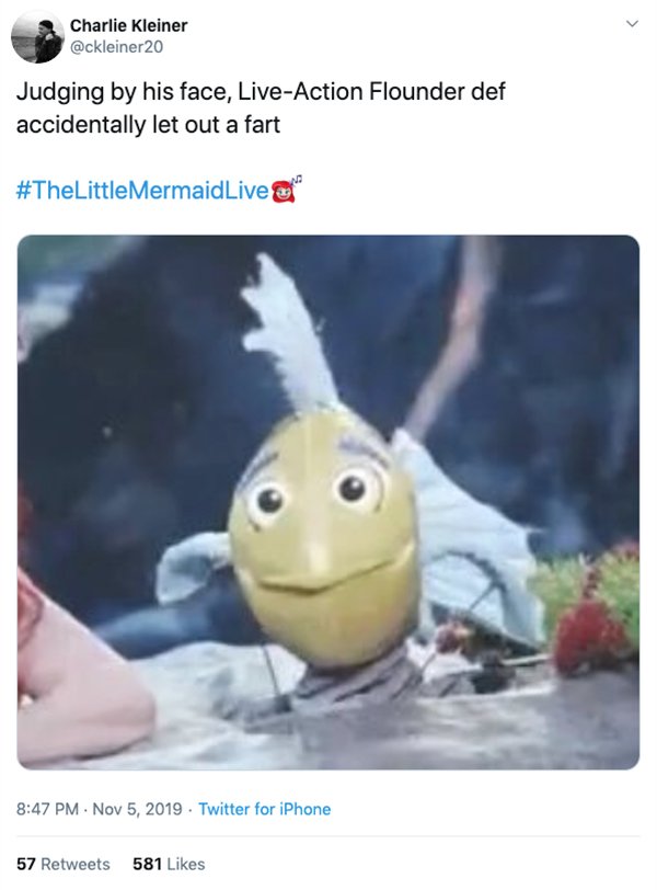 Funny Memes & Tweets About "The Little Mermaid Live" (23 pics)
