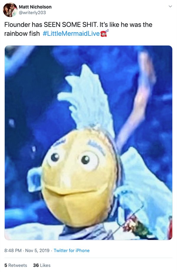 Funny Memes & Tweets About "The Little Mermaid Live" (23 pics)