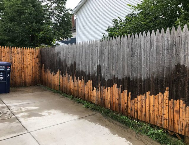 Power Washing Makes A Difference (40 pics) Power Washing Makes A Difference (40 pics)