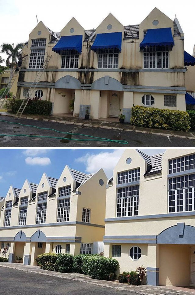 Power Washing Makes A Difference (40 pics) Power Washing Makes A Difference (40 pics)