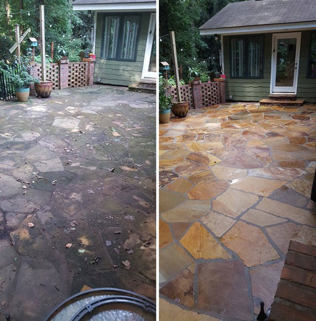 Power Washing Makes A Difference (40 pics) Power Washing Makes A Difference (40 pics)