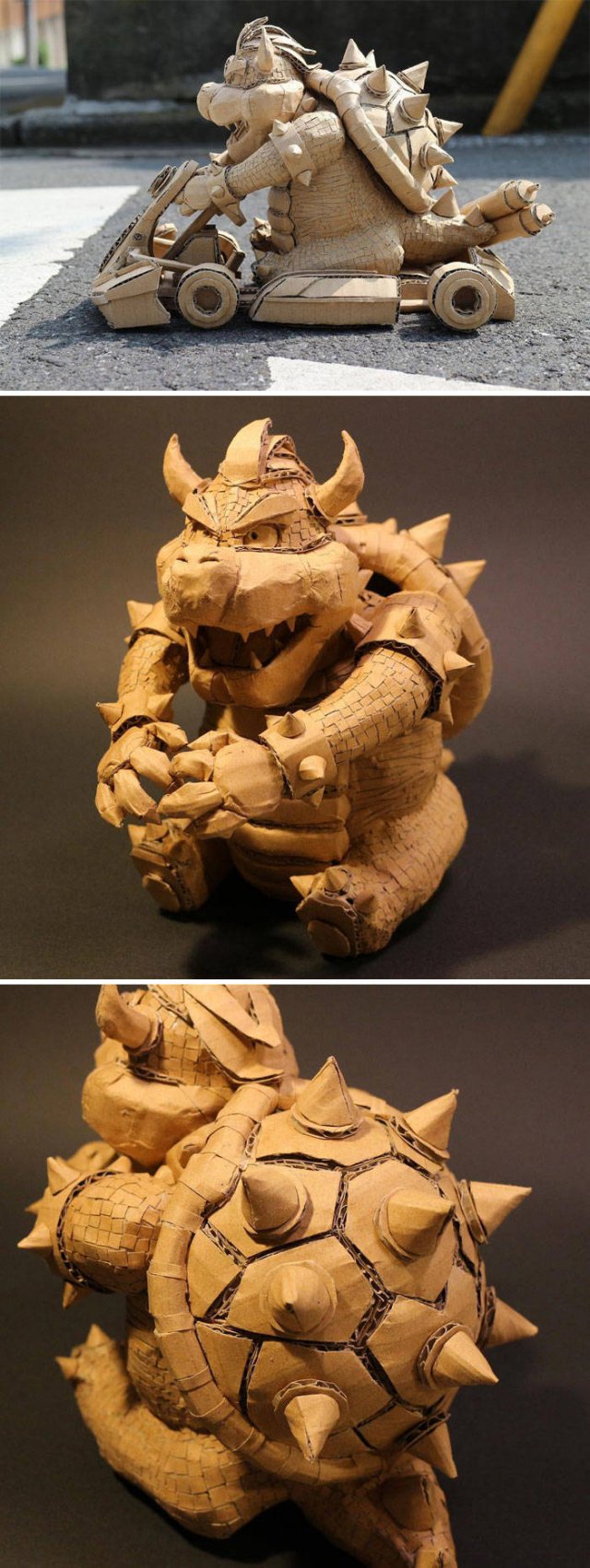 Artist Turns Old Amazon Boxes Into Sculptures (30 pics)