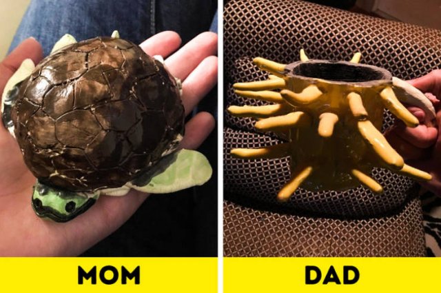 Difference Between Moms And Dads (16 pics)