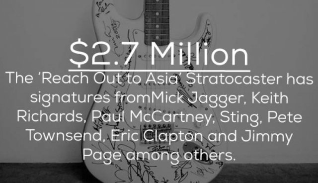 Things Signed By Celebs Can Be Very Expensive (20 pics)