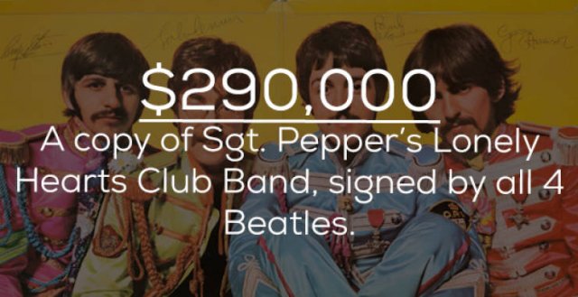 Things Signed By Celebs Can Be Very Expensive (20 pics)