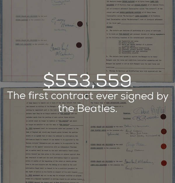Things Signed By Celebs Can Be Very Expensive (20 pics)