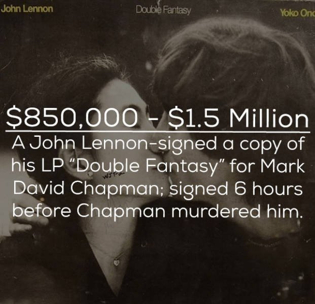 Things Signed By Celebs Can Be Very Expensive (20 pics)