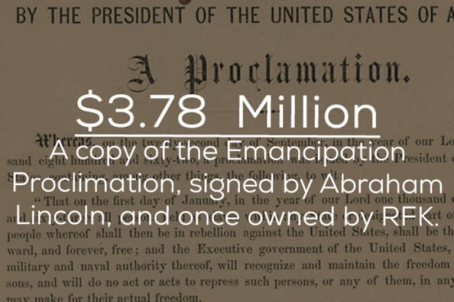 Things Signed By Celebs Can Be Very Expensive (20 pics)