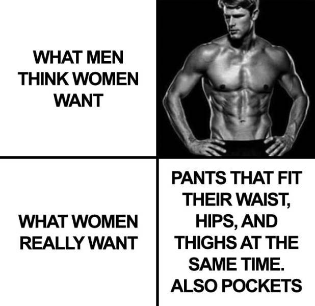 Women Want Pockets In Their Clothes! (30 pics)