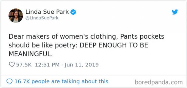 Women Want Pockets In Their Clothes! (30 pics)