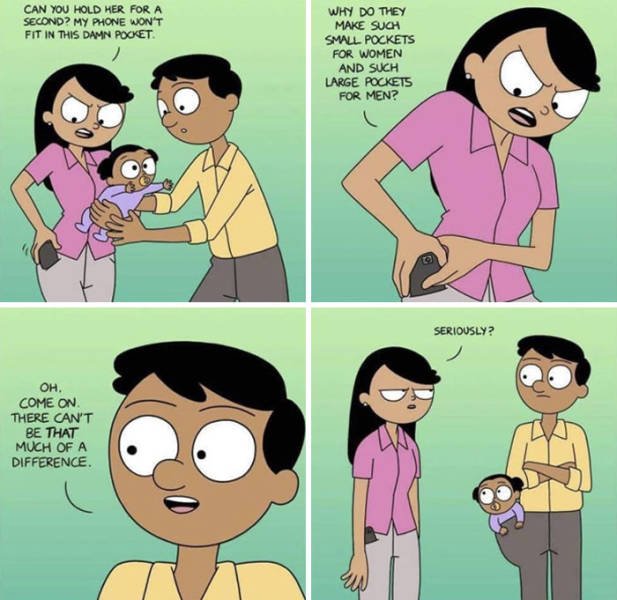Women Want Pockets In Their Clothes! (30 pics)