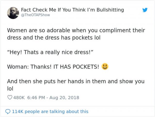 Women Want Pockets In Their Clothes! (30 pics)