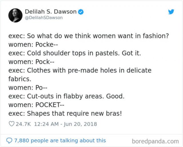 Women Want Pockets In Their Clothes! (30 pics)