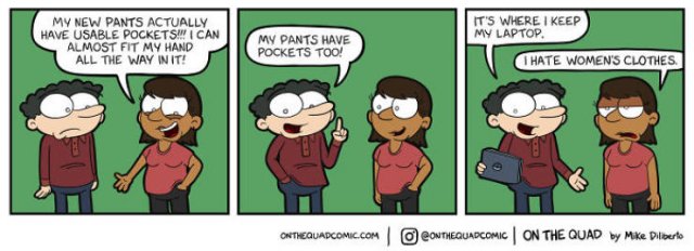 Women Want Pockets In Their Clothes! (30 pics)