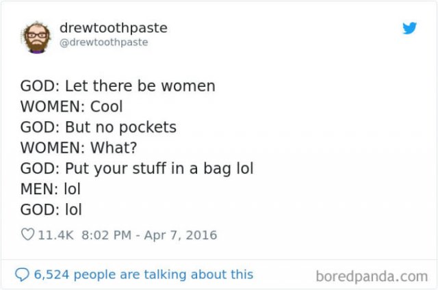 Women Want Pockets In Their Clothes! (30 pics)