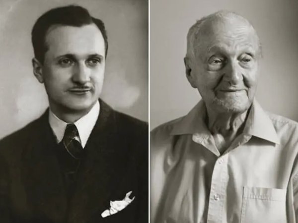 Vintage Portraits Of Same People Young And Old (12 pics)