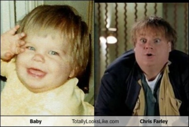 Kids Look Like A Little Chris Farley (28 pics)