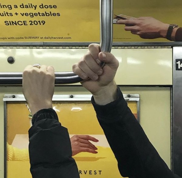 Unusual Hands In The Subway (35 pics)