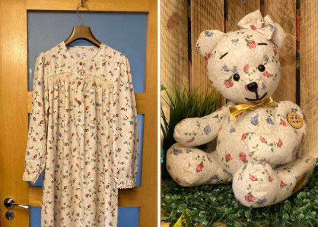 “Memory Bears” From Old Clothes  (25 pics)