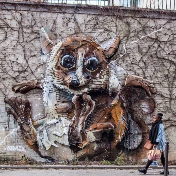 Artist Turns Abandoned Thrash Into Beautiful Animals (30 pics)