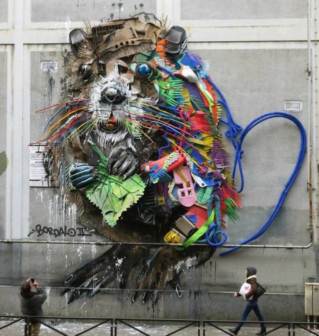 Artist Turns Abandoned Thrash Into Beautiful Animals (30 pics)