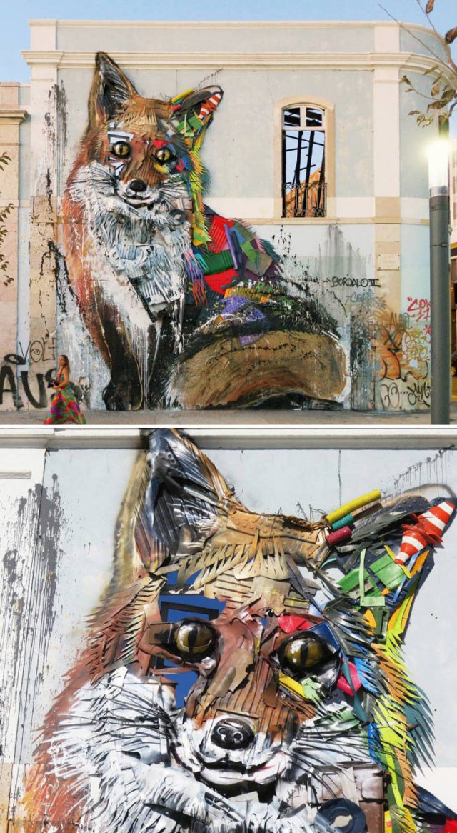 Artist Turns Abandoned Thrash Into Beautiful Animals (30 pics)