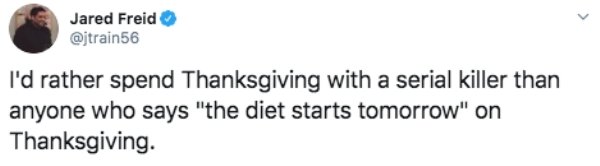 Thanksgiving Tweets (30 pics)
