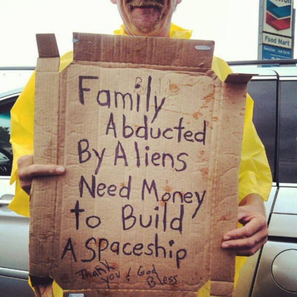 Handmade Signs From Homeless People (21 pics)